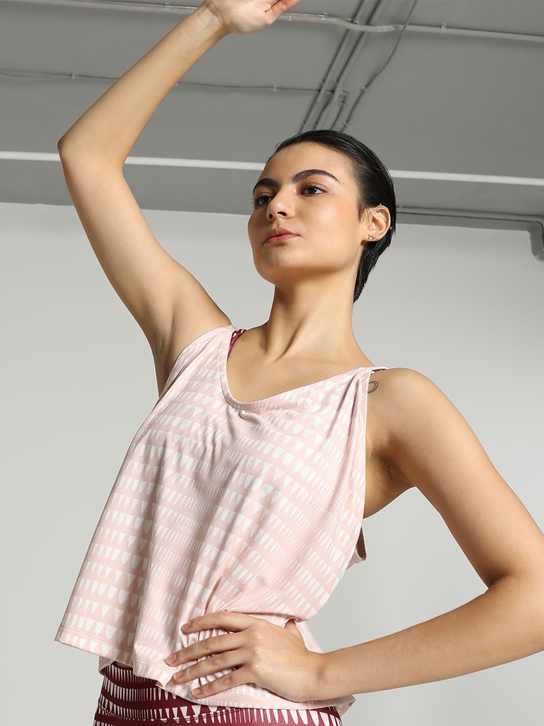 

Puma x lemlem Women's Flow Tank Top, Pink