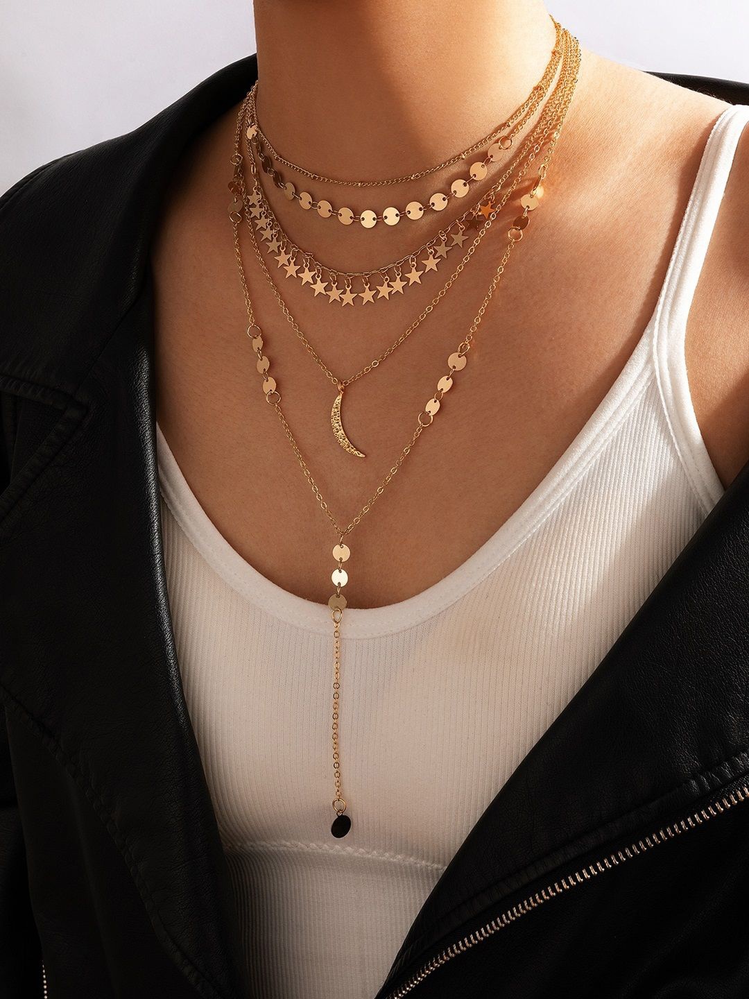 

DressBerry Layered Necklace, Gold