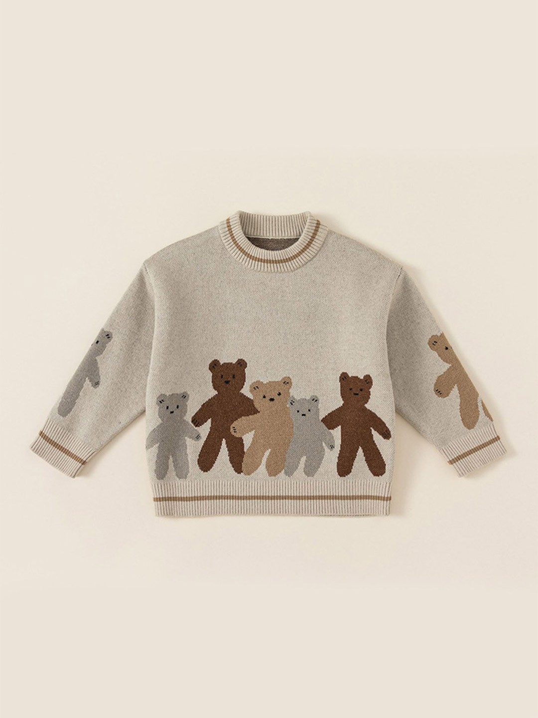 

LULU & SKY Unisex Kids Printed Pullover, Grey