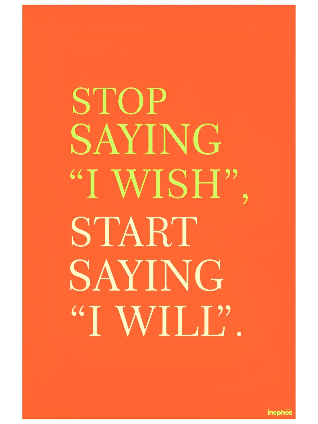 

Inephos Orange & Yellow Paper Creative Artwork Wall Poster