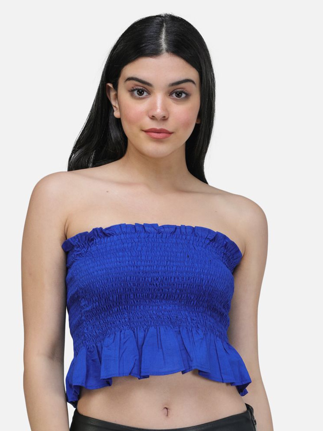 

BAESD Tube Crop Top, Blue