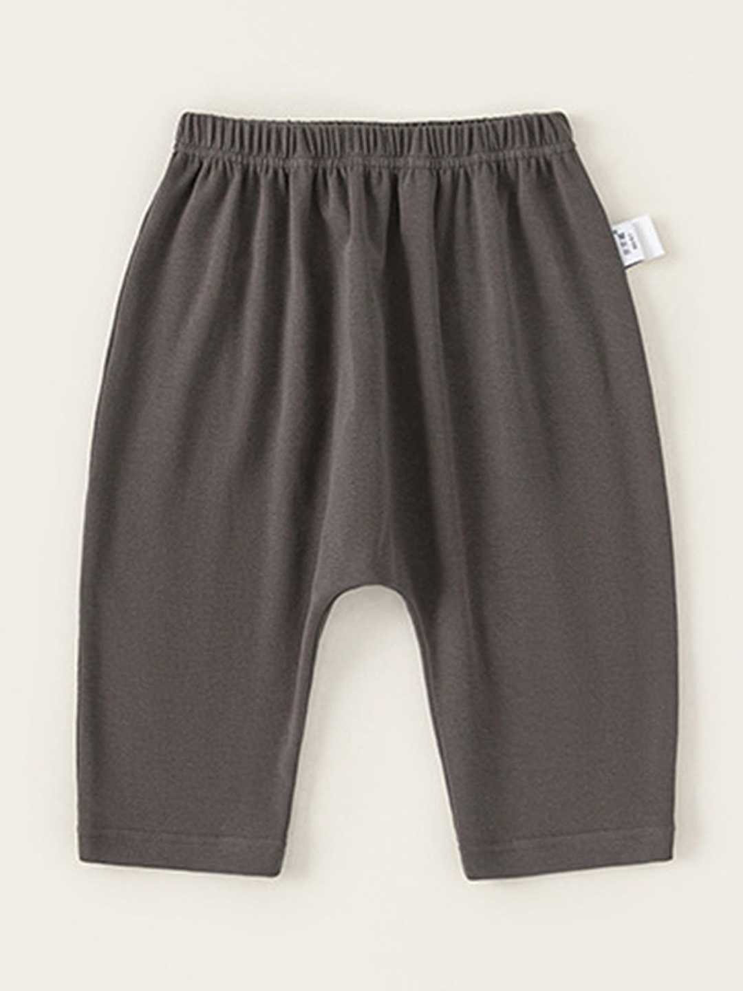 

LULU & SKY Boys Tapered Fit High-Rise Trousers, Grey