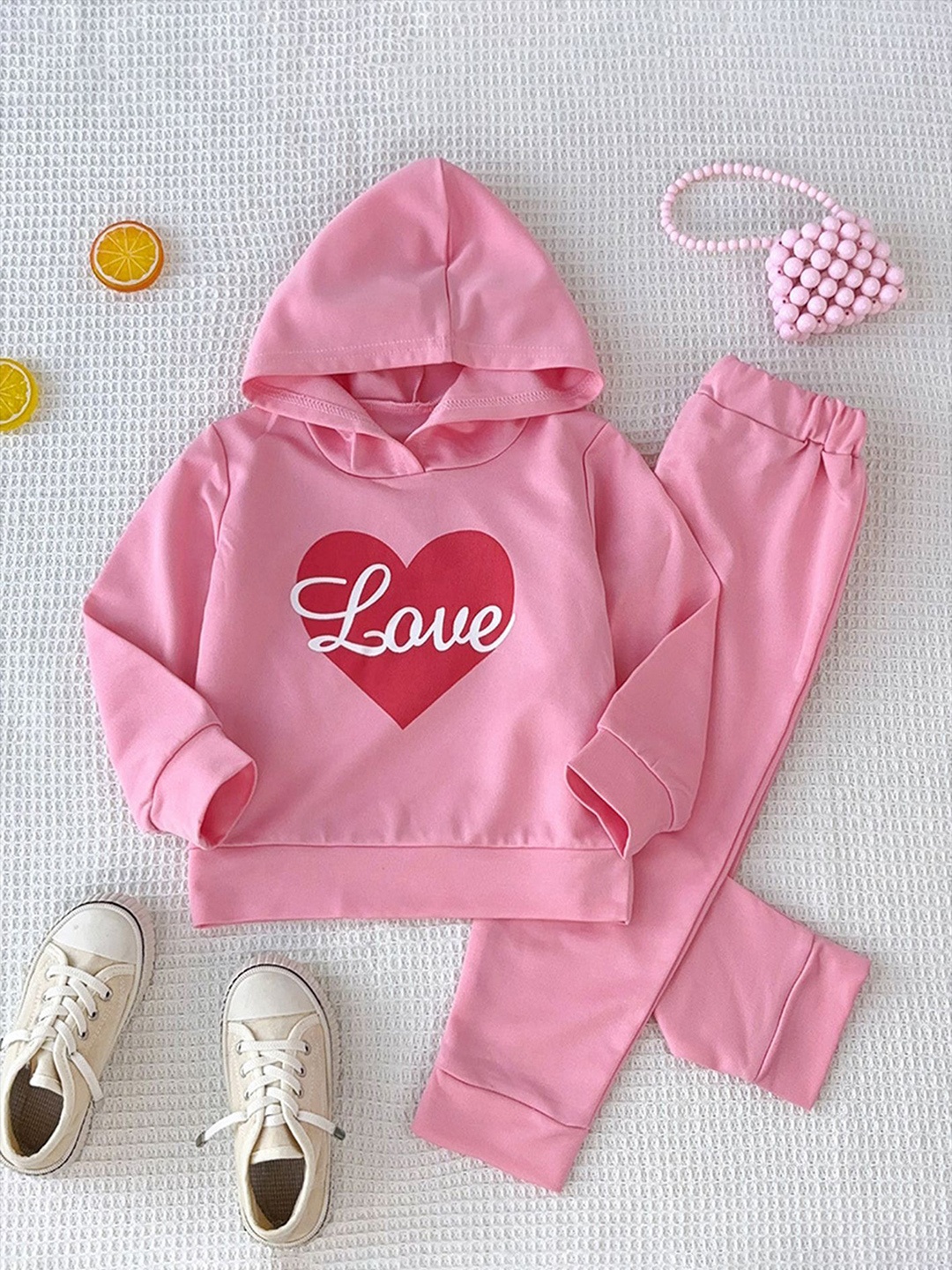 

LULU & SKY Girls Printed, Pink