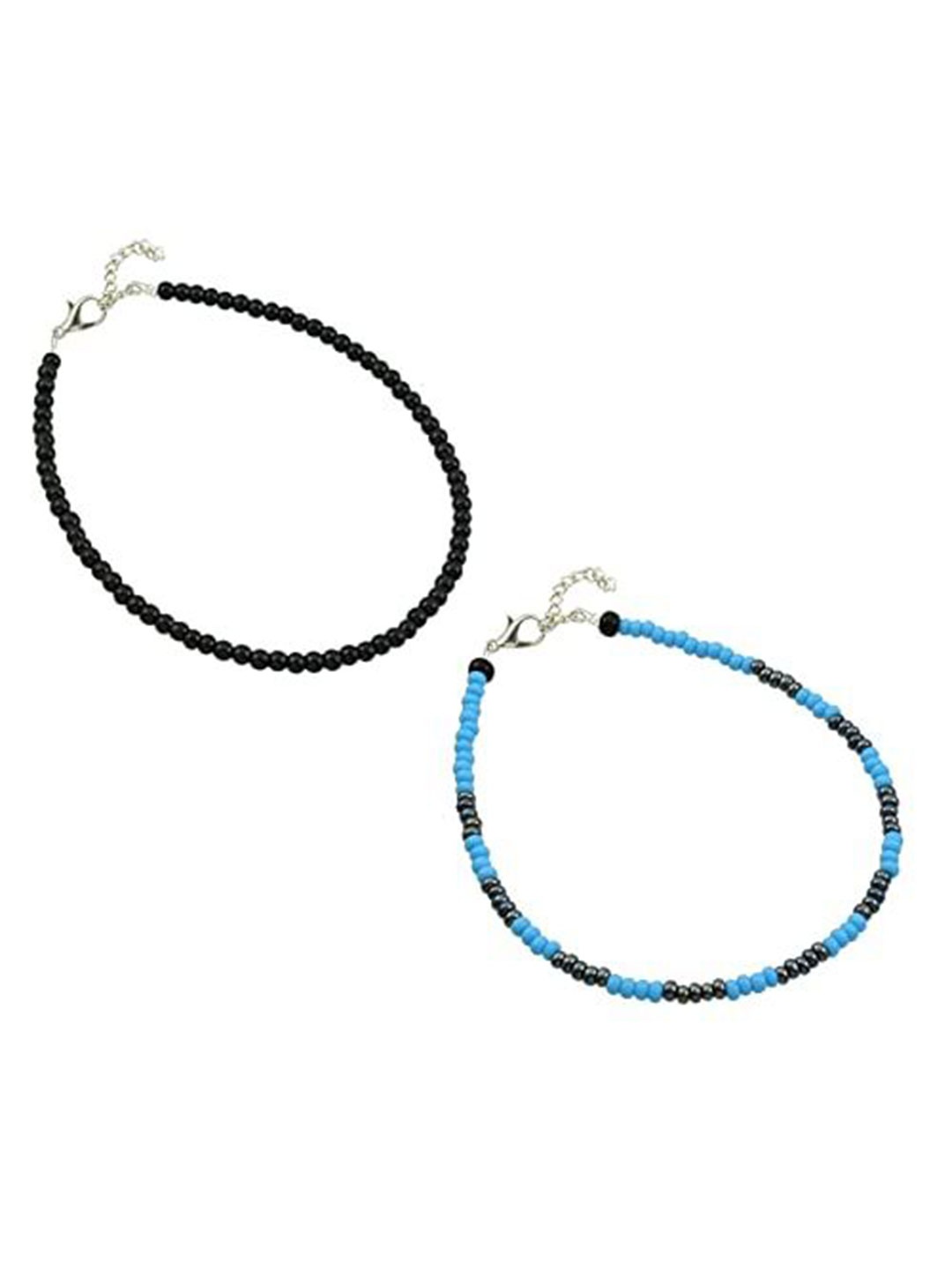 

HIGH TRENDZ Combo Black Thread Anklet