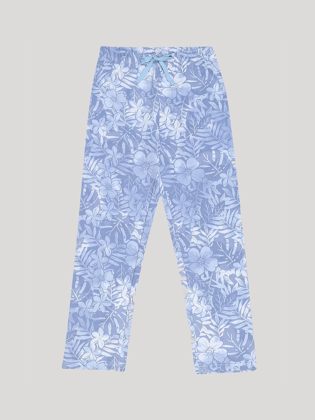 

F&S Girls Printed Cotton Lounge Pant, Blue