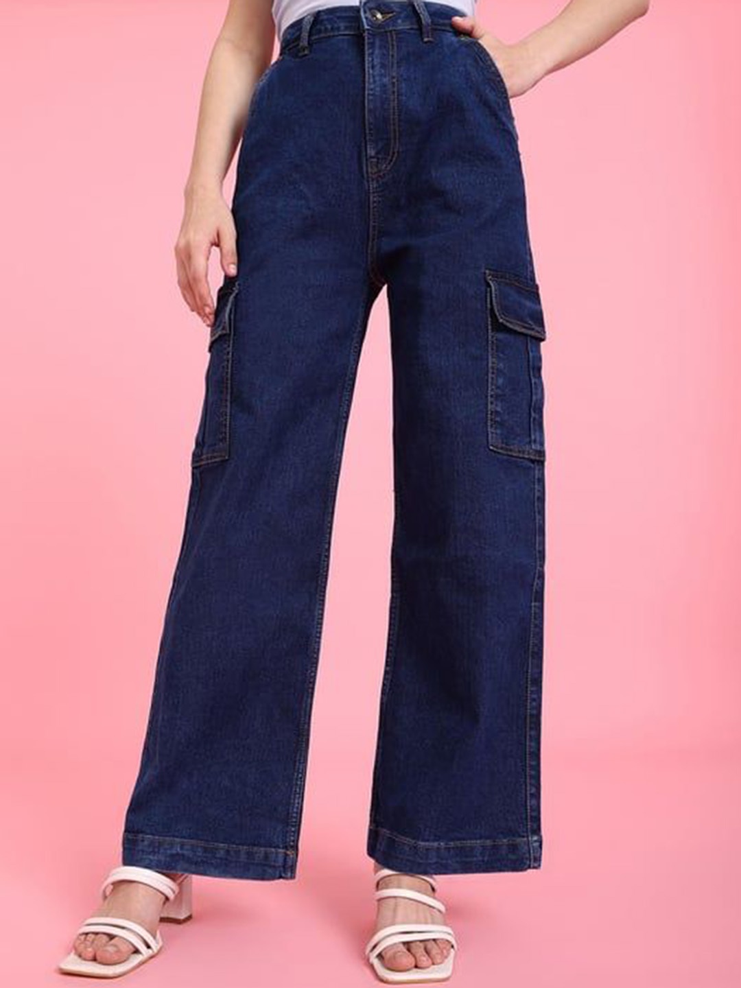 

Perfect Outlet Women High-Rise Stretchable Jeans, Navy blue