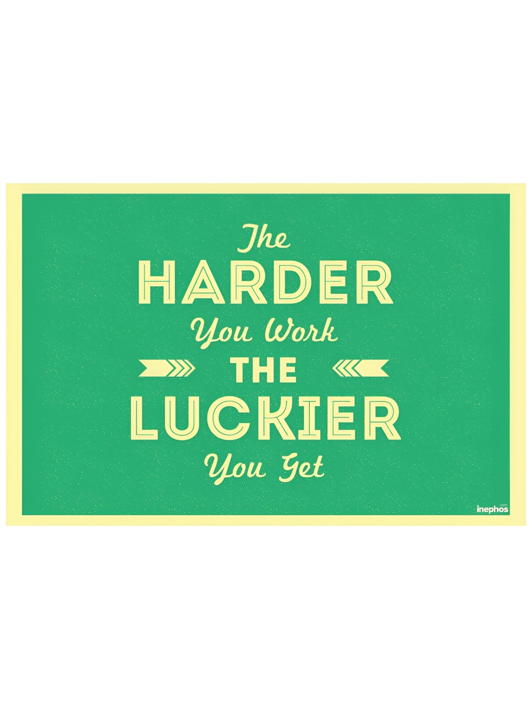

Inephos Green & Yellow Paper Creative Artwork Wall Posters