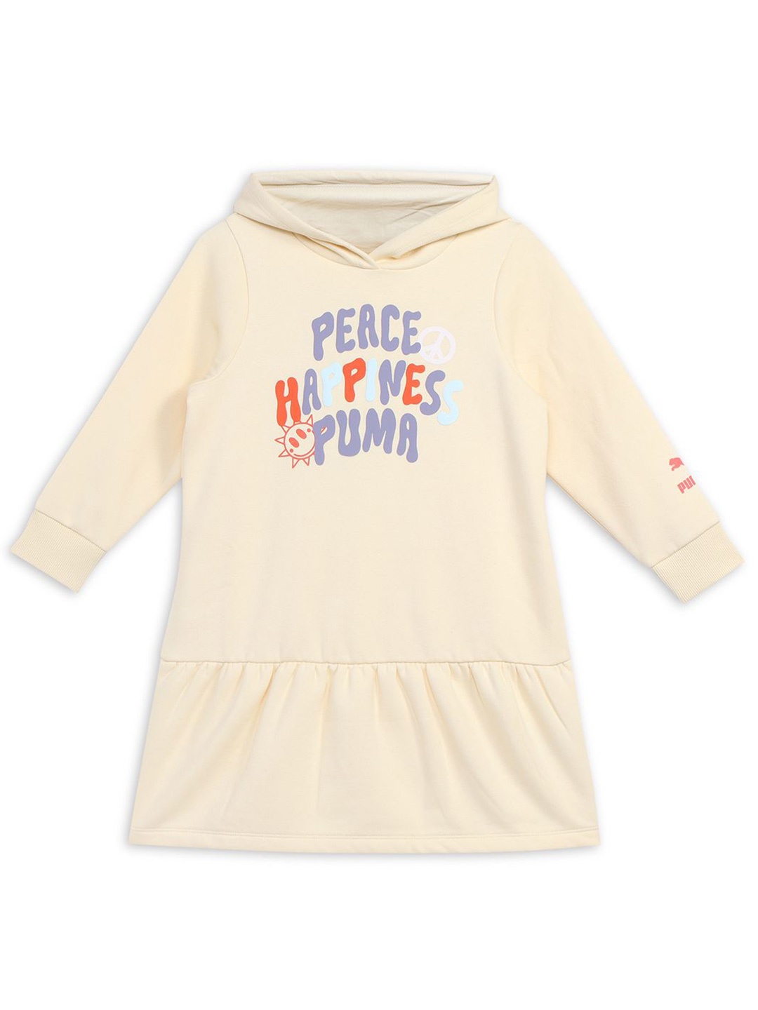 

Puma Classics Bubble Bloom Girls Dress, Cream