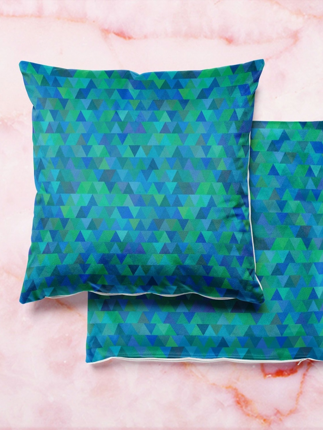 

ArtzFolio Multicoloured Set of 2 Velvet Square Cushion Covers, Multi