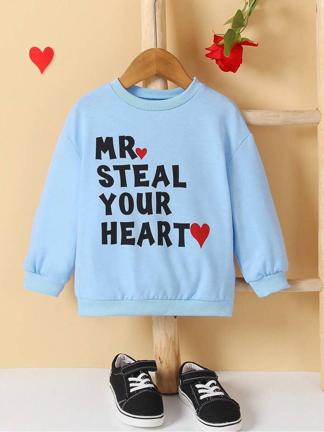 

TABADTOD Kids Printed Dry Fit Pullover Sweatshirt, Blue