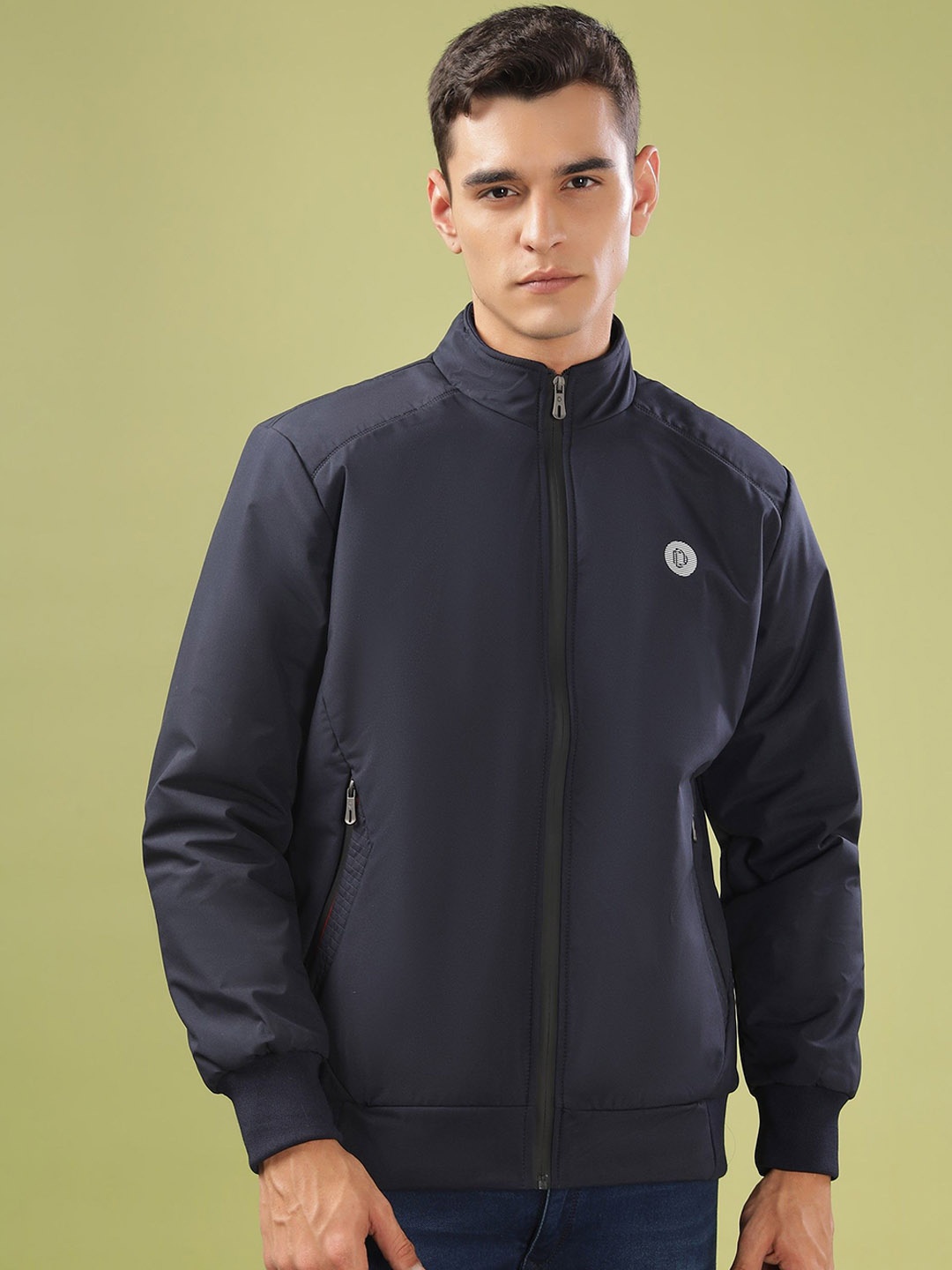 

Dollar Men Lightweight Bomber Jacket, Navy blue