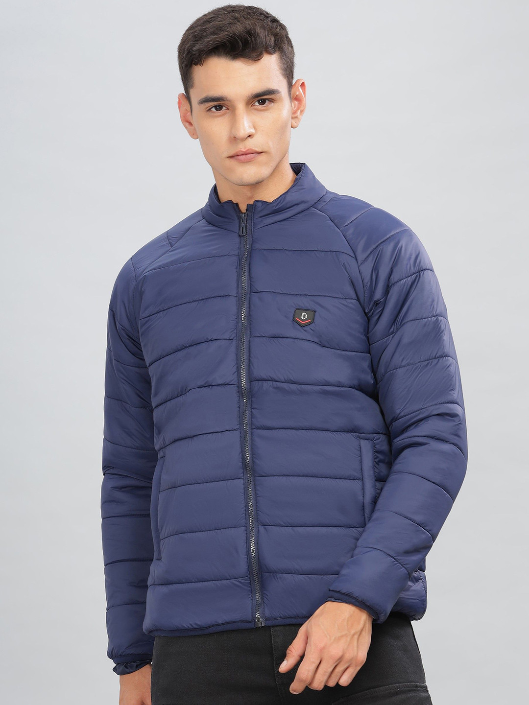 

Dollar Men Lightweight Bomber Jacket, Navy blue