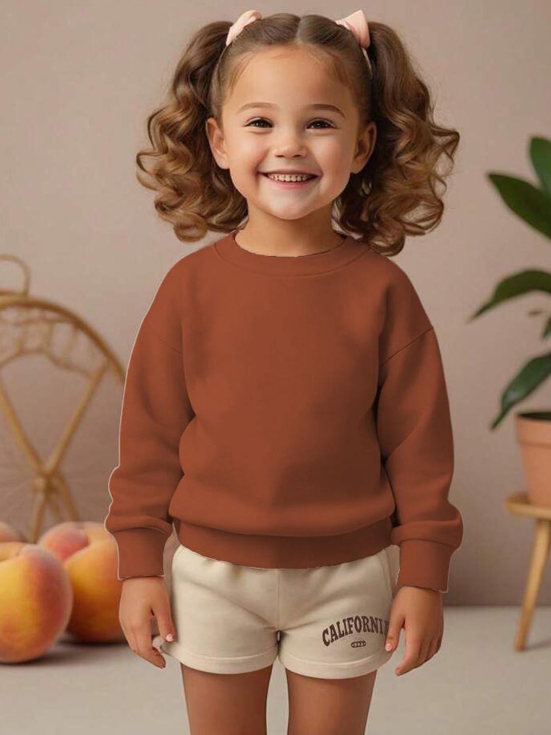 

TABADTOD Kids Long Sleeves Dry Fit Hooded Sweatshirt, Brown