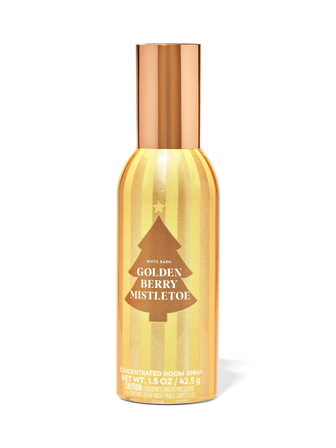

Bath & Body Works Golden Berry Mistletoe Concentrated Room Spray - 42.5g, Gold