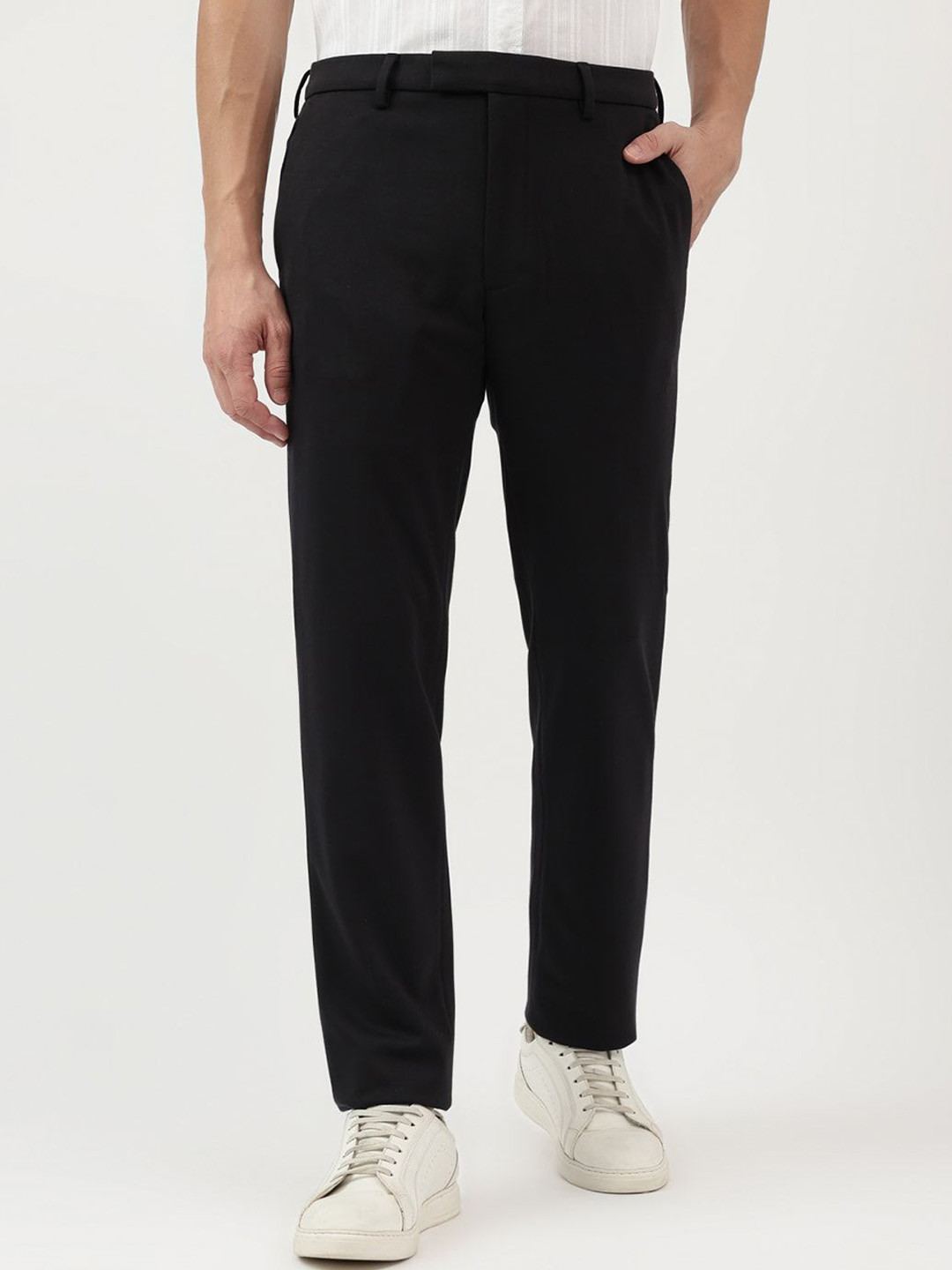 

Marks & Spencer Men Slim Fit Trousers, Black