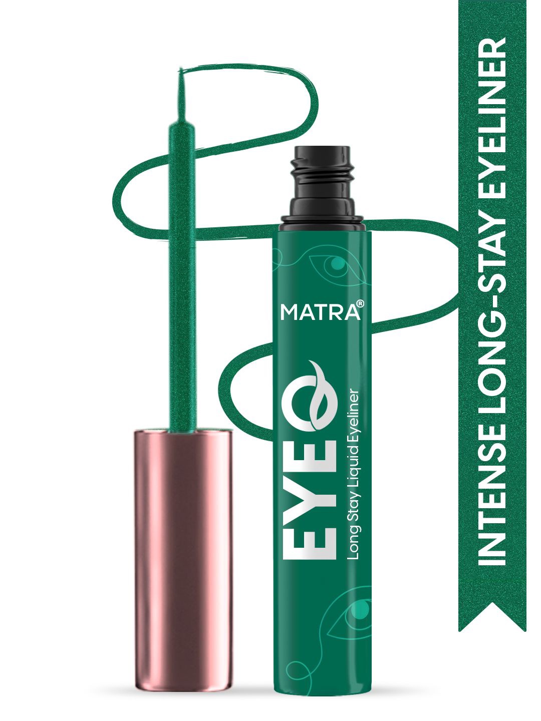 

MATRA Eye Q Long Stay Liquid Eyeliner- 7 ml - Green Metallic