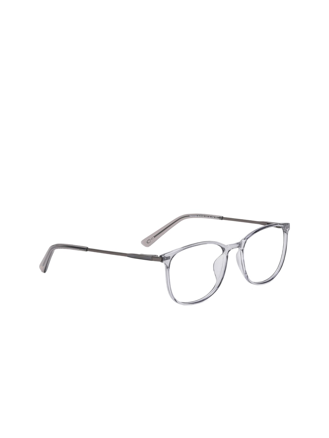 

Specsmakers Unisex Full Rim Rectangle Frames FSFCGYGM51SMO2238, Grey