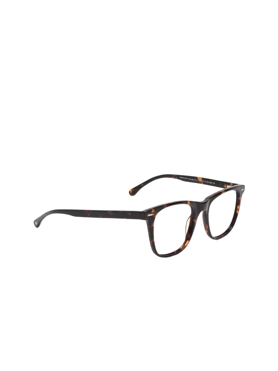 

Specsmakers Unisex Full Rim Rectangle Frames FSFBRTTO51HAP2017, Brown