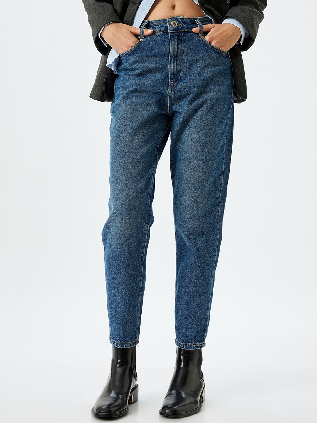 

Koton Women Regular Fit Mid-Rise Jeans, Blue
