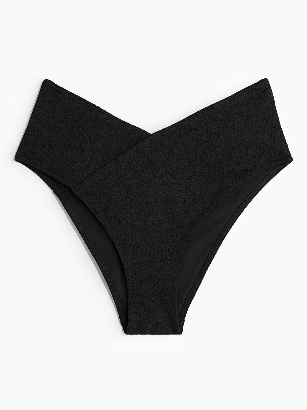 

H&M High-Rise Cheeky Bikini Bottoms, Black