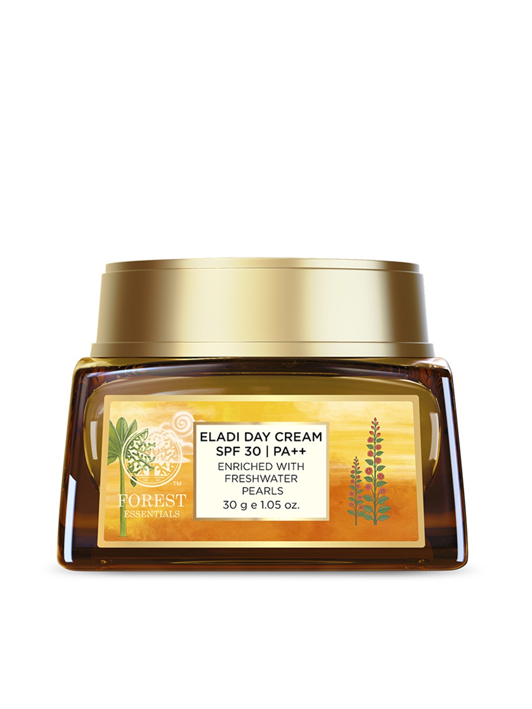 

Forest Essentials Ayurvedic Eladi Day Cream SPF 30 For Acne & Blemishes - 30 g, Green