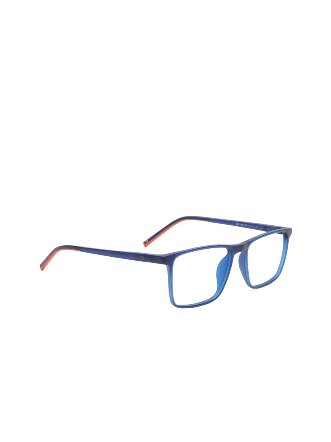 

Specsmakers Unisex Full Rim Rectangle Frames FSFBLMOR52SMO7731, Blue