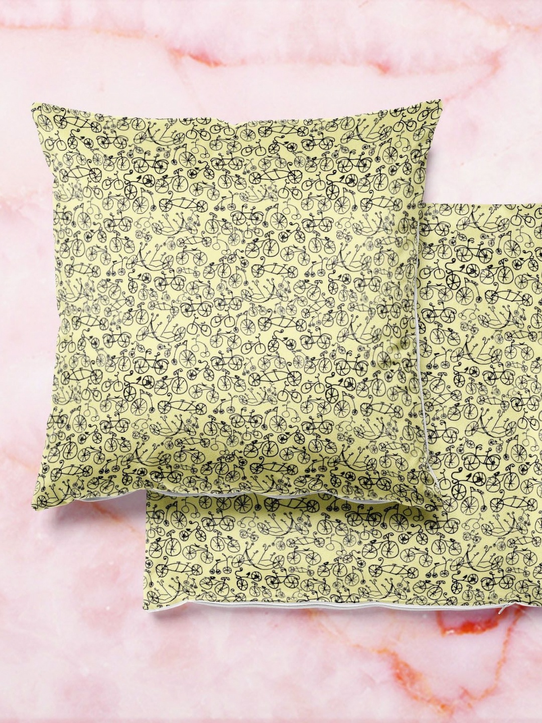 

ArtzFolio Multicoloured Set of 2 Square Cushion Covers, Multi