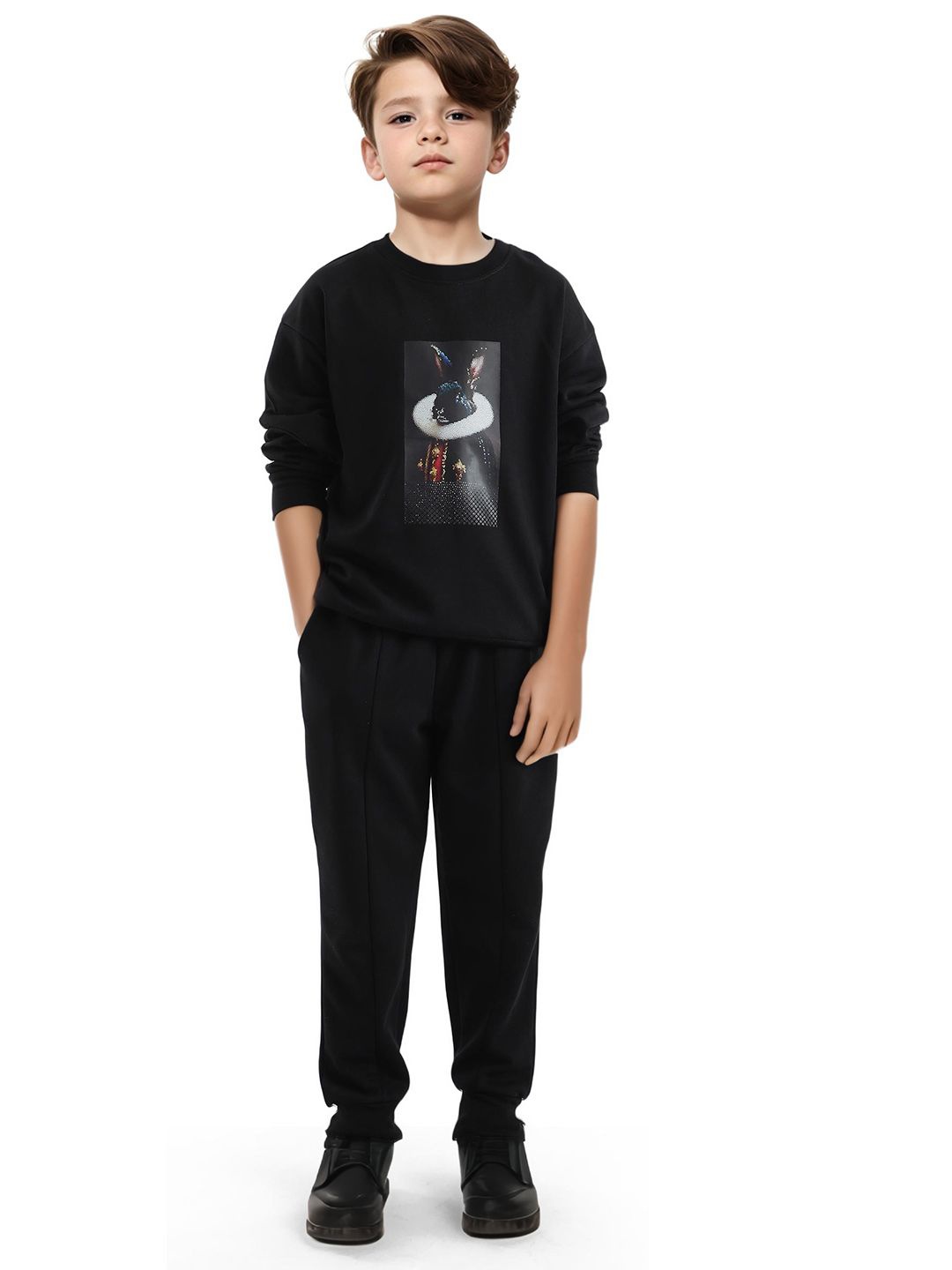 

Rare Ones Boys Cymk Graphic Print Sweatshirt, Black