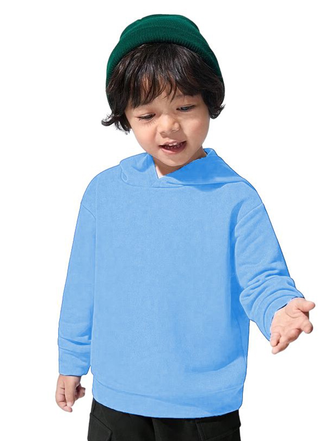 

TABADTOD Kids Long Sleeves Hooded Sweatshirt, Blue