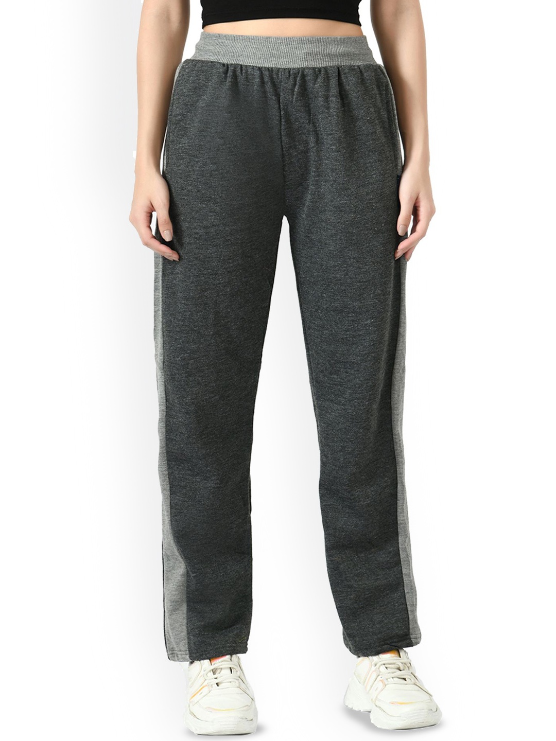 

BAESD Women Mid-Rise Track Pants, Grey