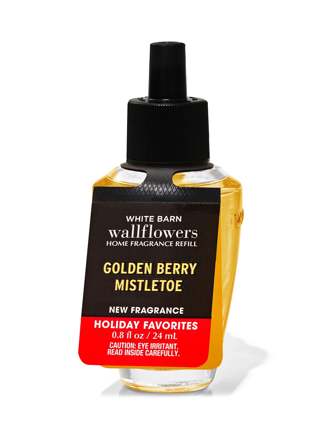 

Bath & Body Works Golden Berry Mistletoe Wallflowers Fragrance Refill - 24ml, Gold