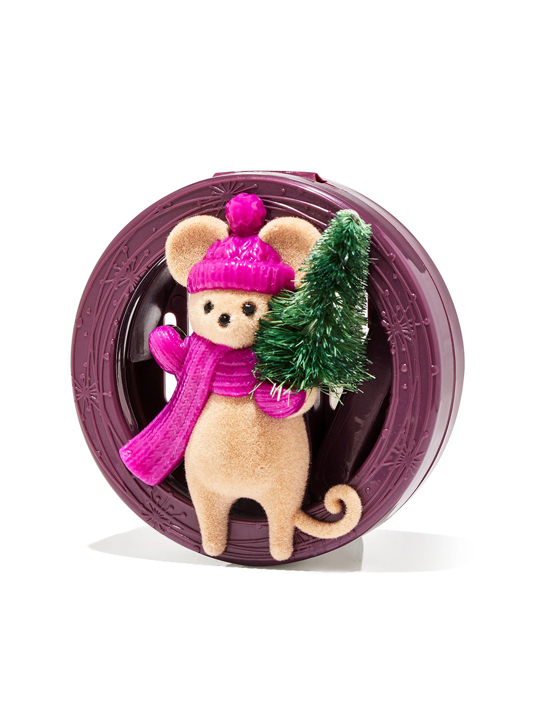 

Bath & Body Works Nora Mouse Vent Clip Car Fragrance Holder, Burgundy