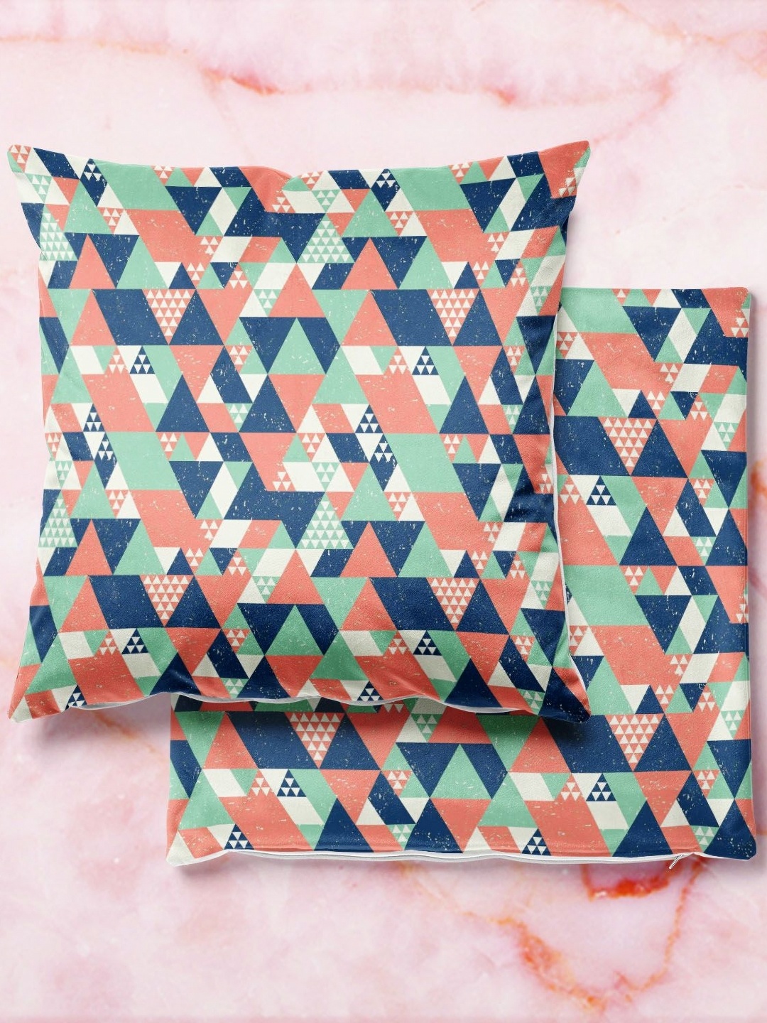 

ArtzFolio Multicoloured Set of 2 Square Cushion Covers, Multi