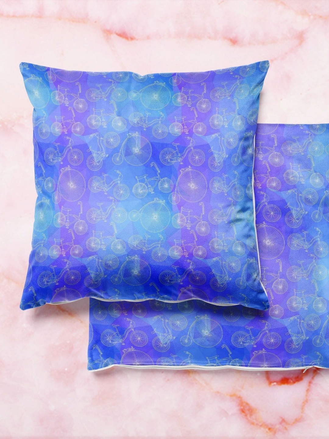 

ArtzFolio Multicoloured Set of 2 Square Cushion Covers, Multi
