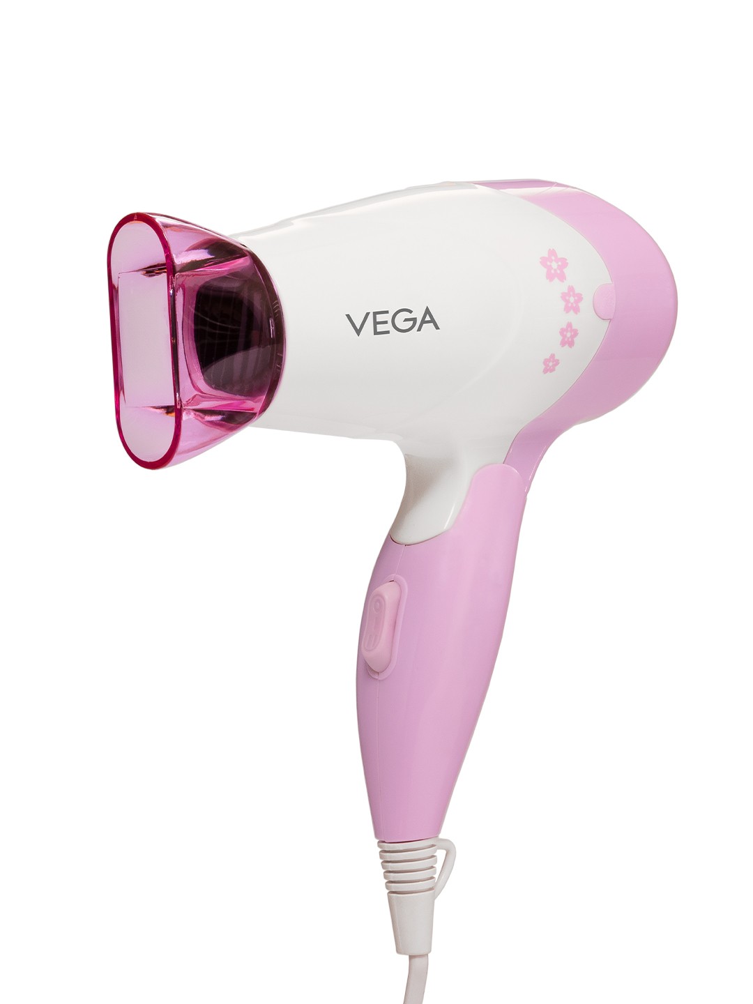 

VEGA Insta Glam Foldable 1000 Watts Hair Dryer with 2 Heat & Speed Settings VHDH-20, White