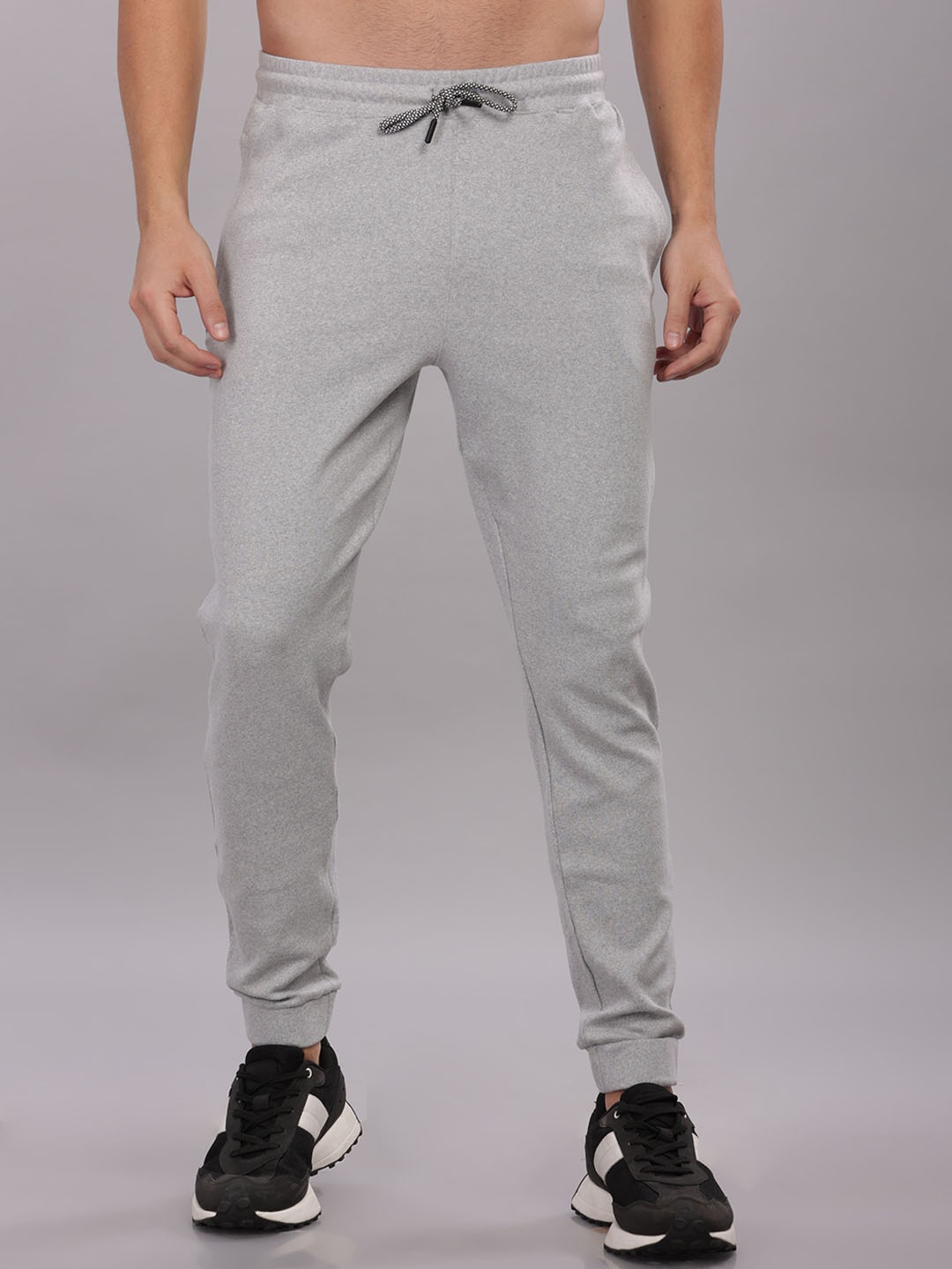 

DOMIN8 Men Super Comfy Durable Trendy Track Pant With Zipper Pocket, Grey