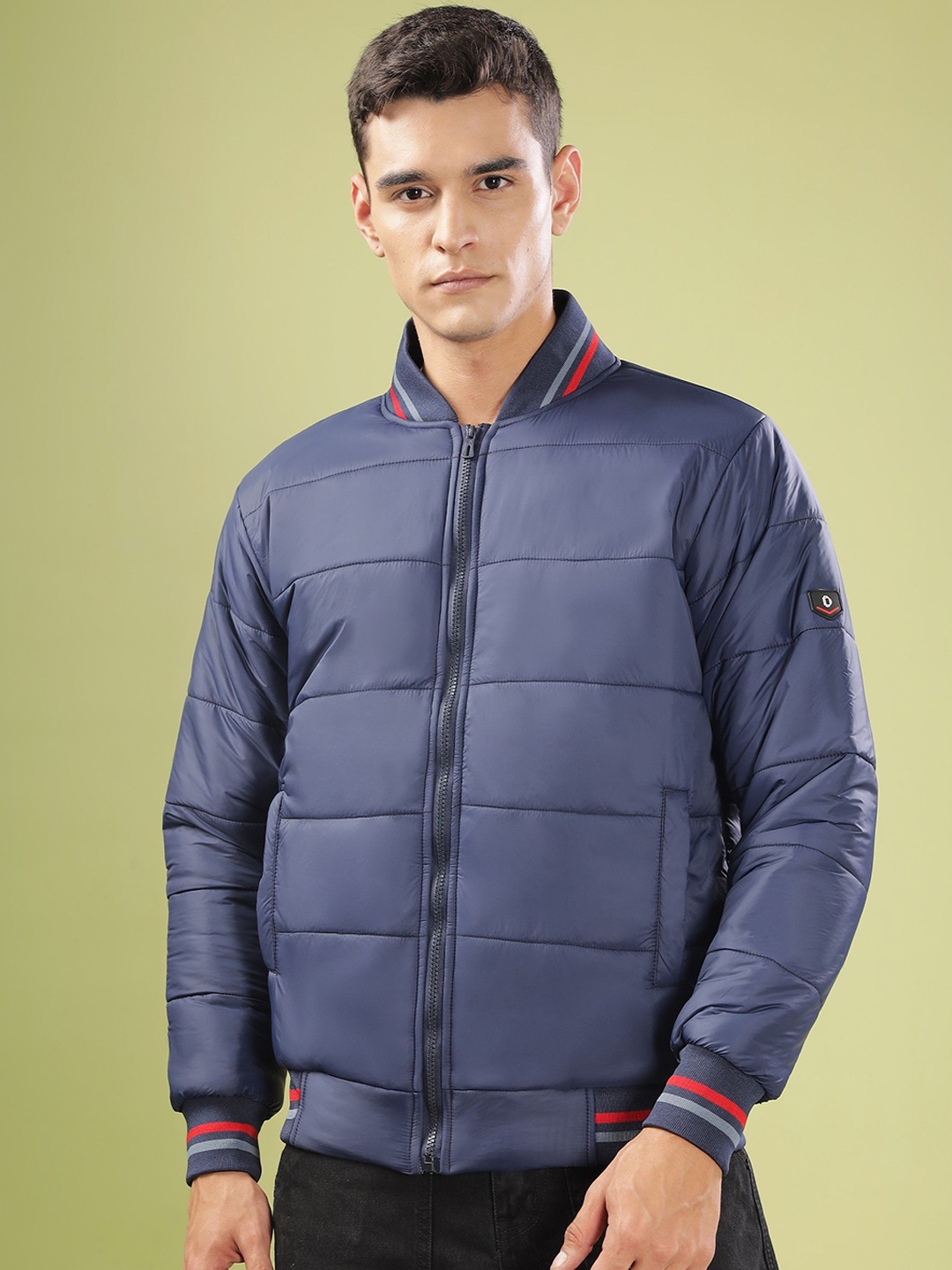 

Dollar Men Lightweight Bomber Jacket, Navy blue