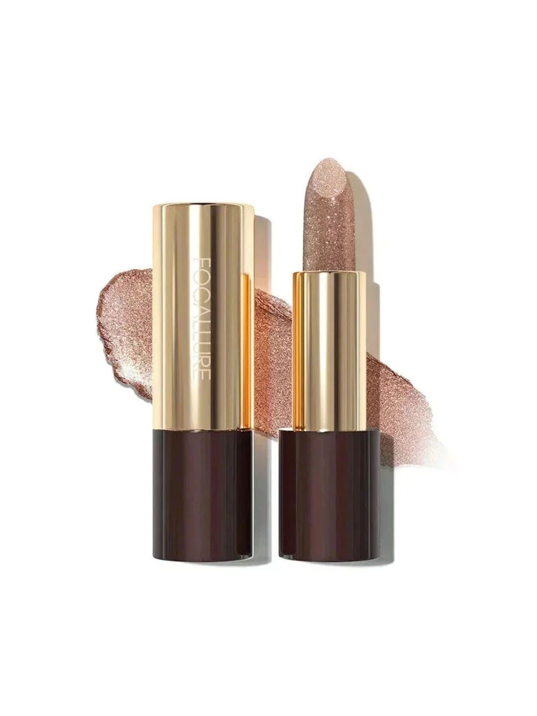 

FOCALLURE Glisten Opal Hydrating Shimmer Lip Balm 3.5 g - Cowgirl NU02, Nude