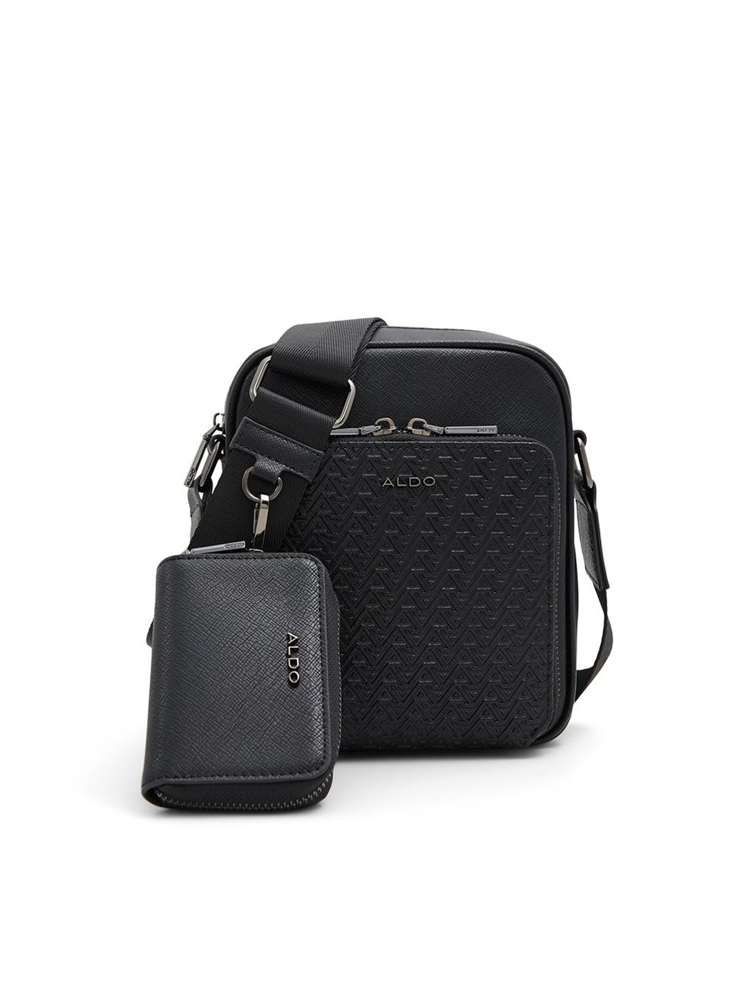 

ALDO Men Messenger Bag, Black