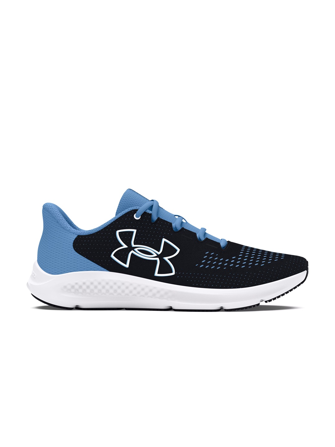 

UNDER ARMOUR Women Charged Pursuit 3 Big Logo Running Shoes, Black