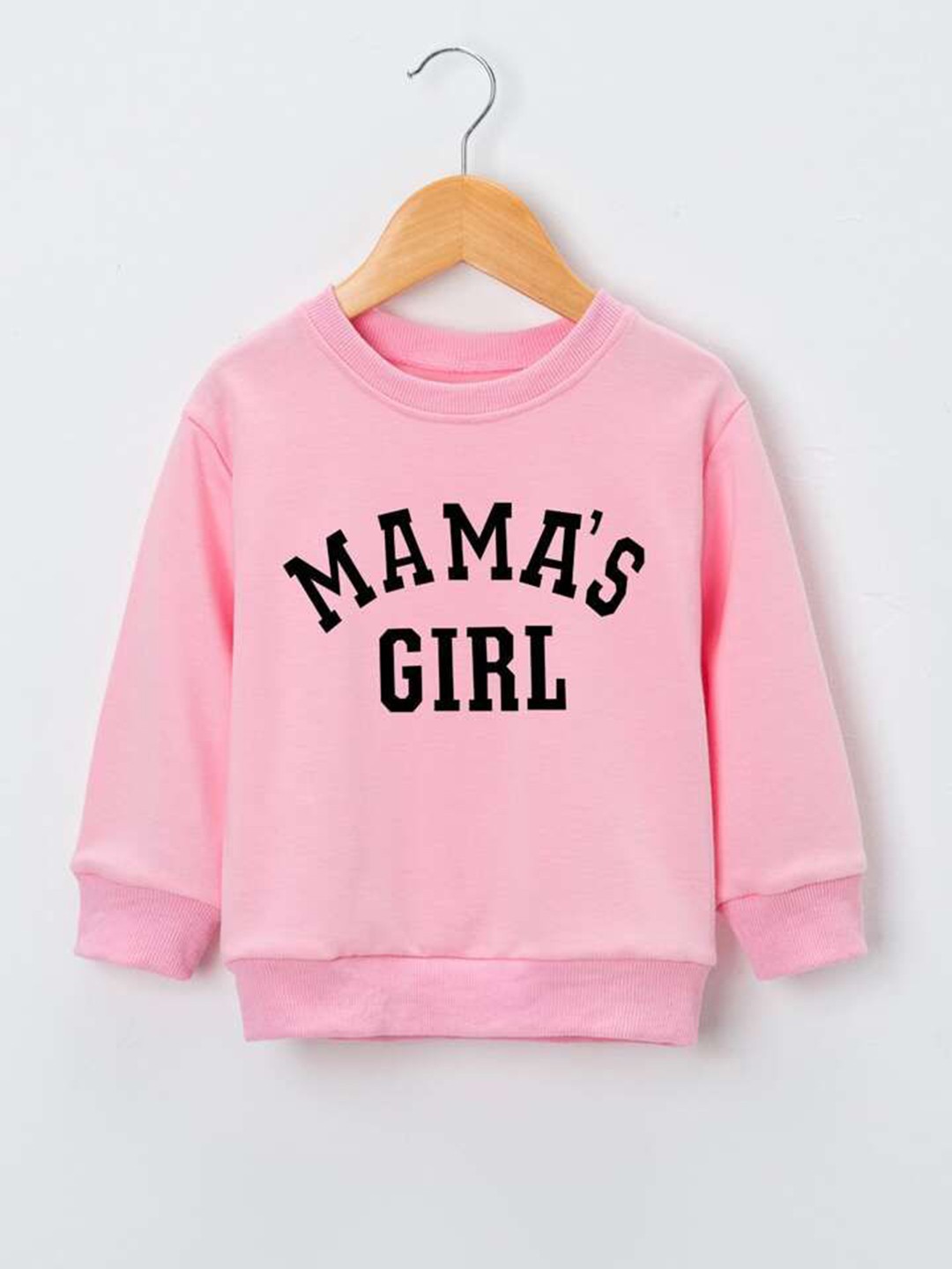 

TABADTOD Unisex Kids Typography Printed Hooded Sweatshirt, Pink