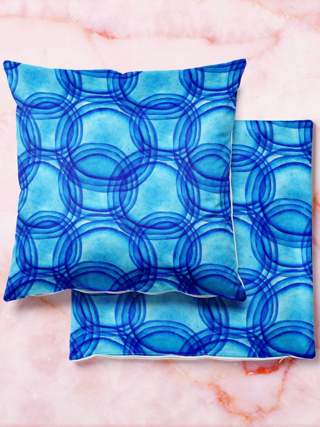 

ArtzFolio Multicoloured Set of 2 Square Cushion Covers, Multi