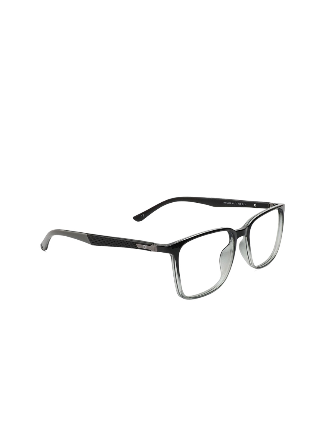 

Specsmakers Unisex Full Rim Rectangle Frames FSFBKDGY51SMO6604A1-Black Duo