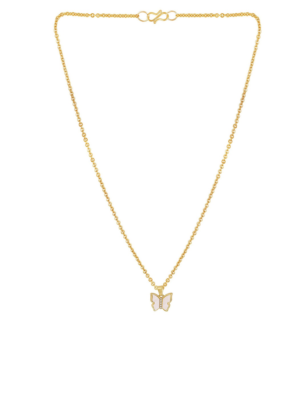 

BDIVA Gold-Plated Cubic Zirconia Pendant With Chain