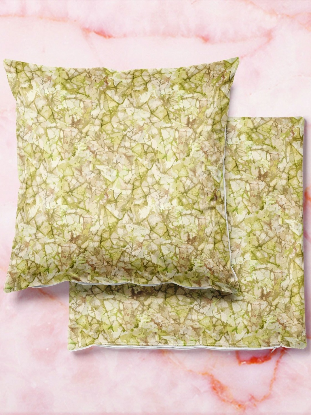 

ArtzFolio Multicoloured Set of 2 Square Cushion Covers, Multi