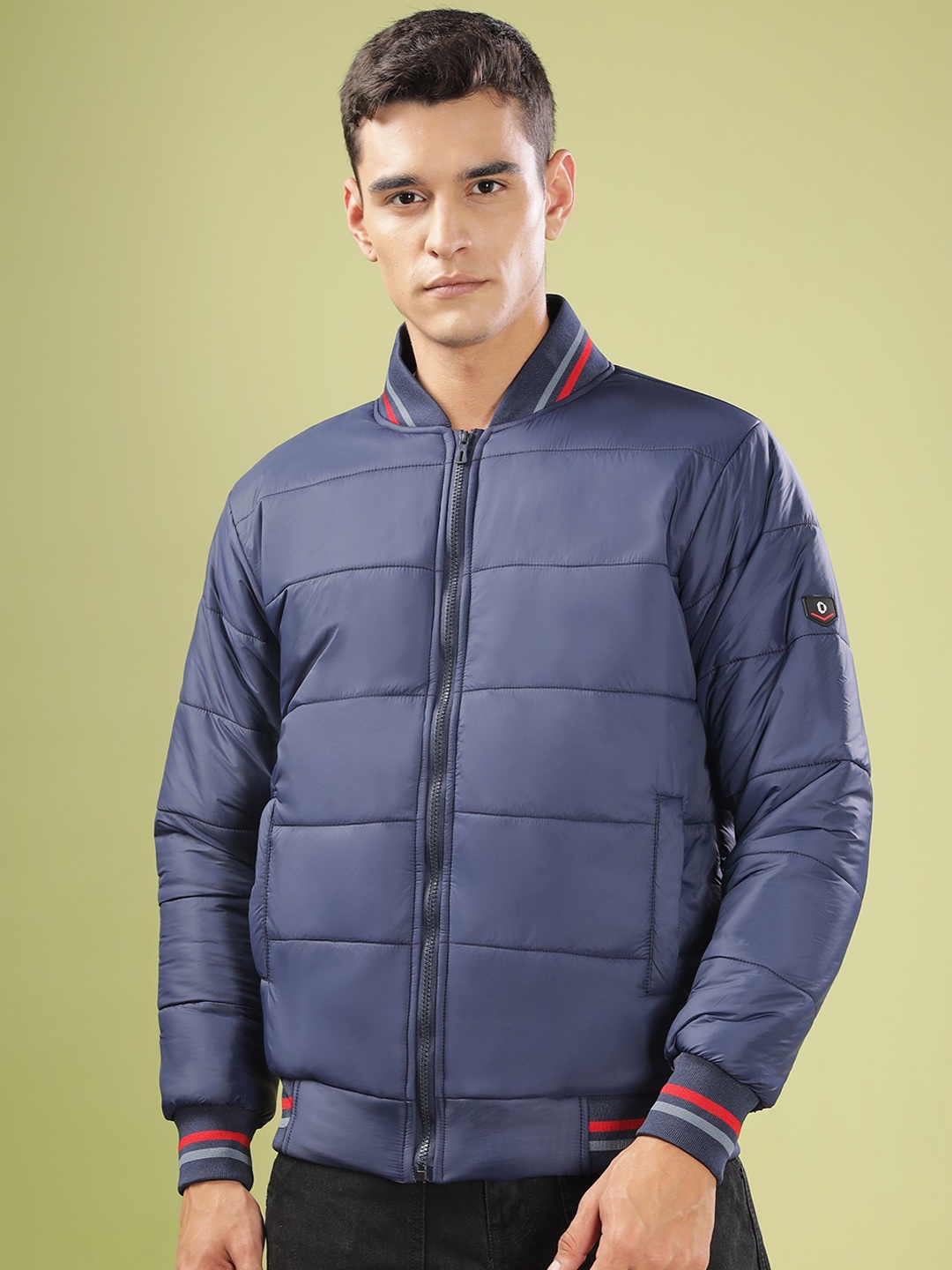 

Dollar Men Lightweight Bomber Jacket, Navy blue