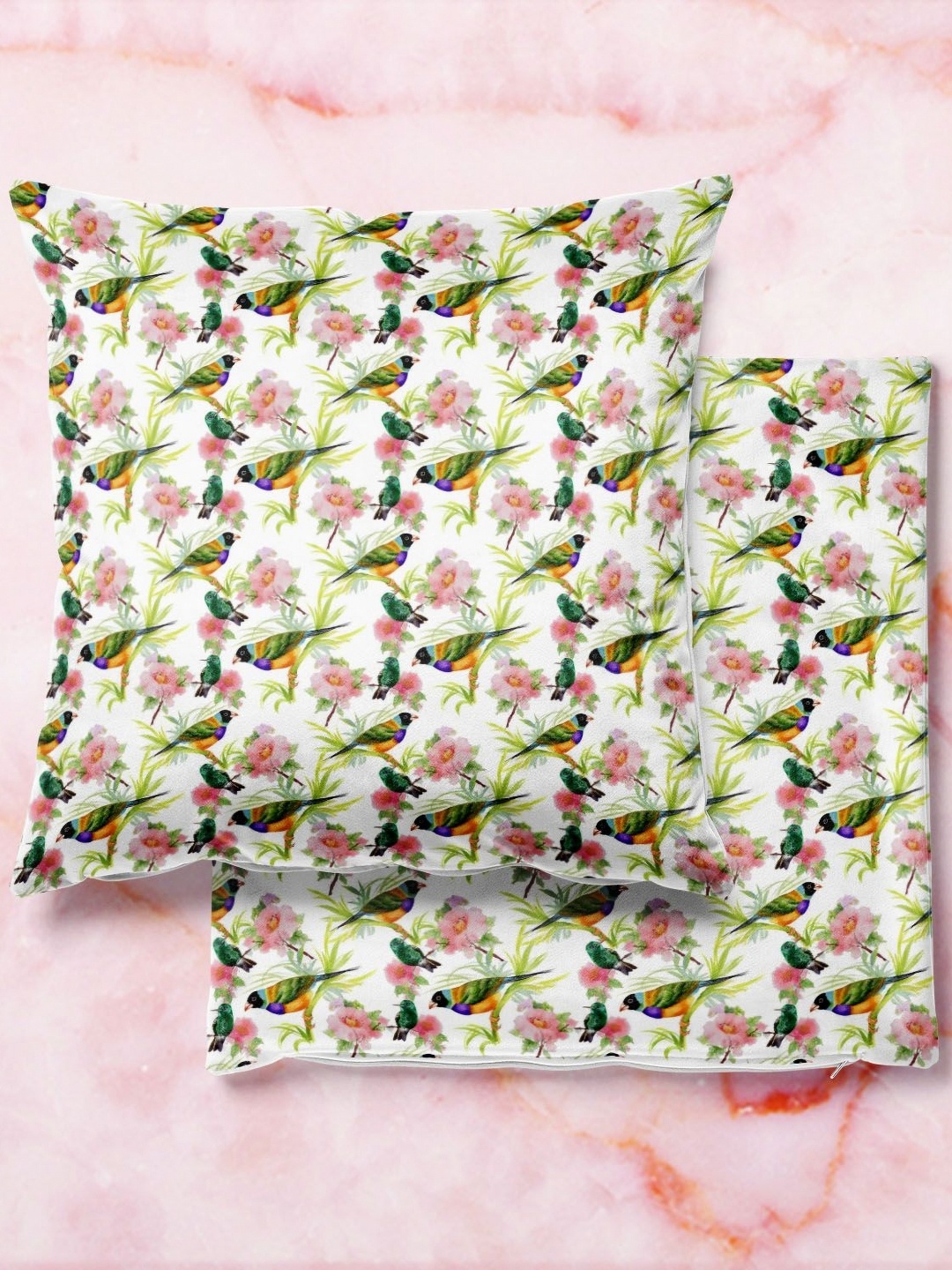 

ArtzFolio Multicoloured Set of 2 Square Cushion Covers, Multi
