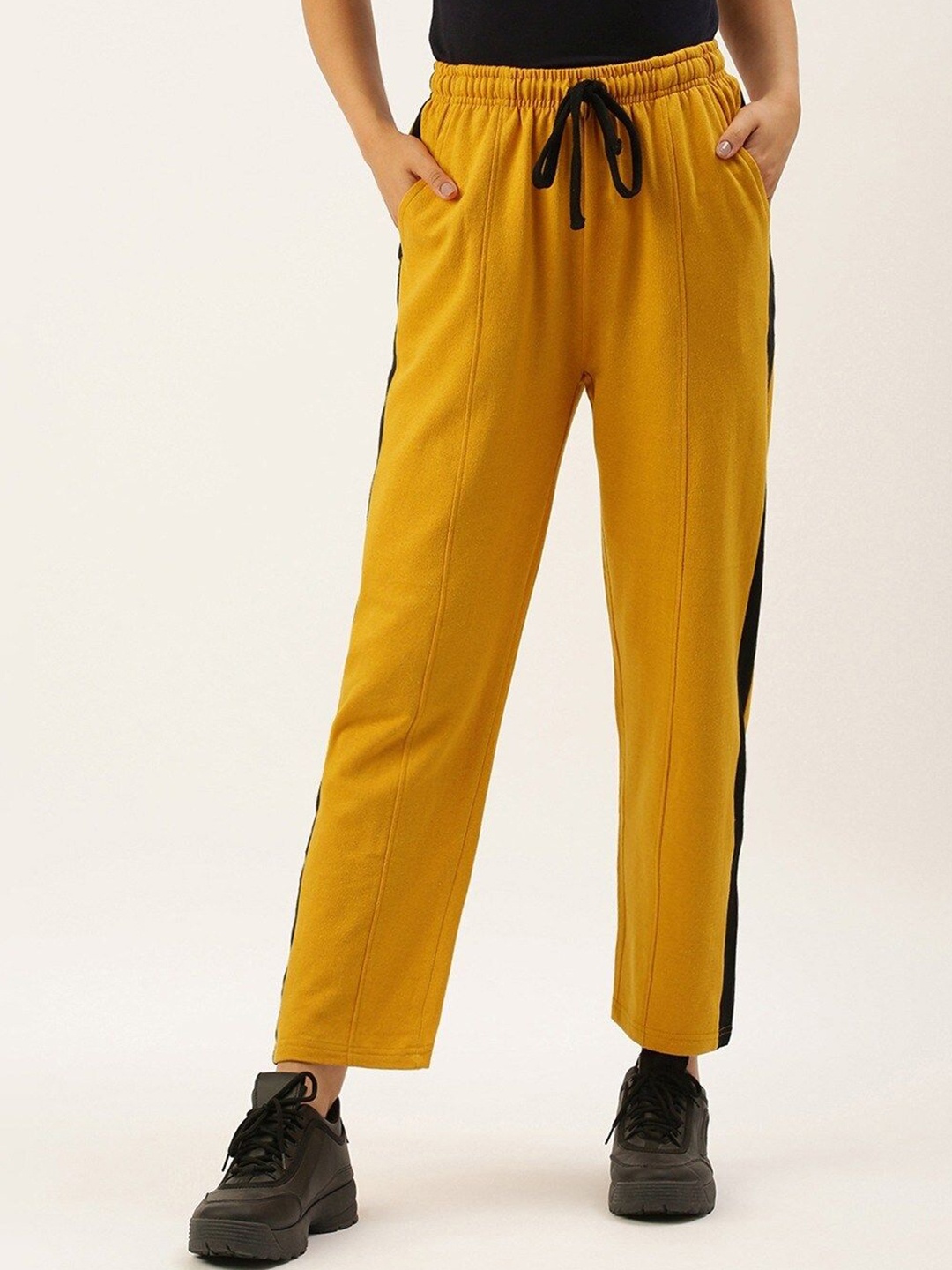 

ARISE Women Mid-Rise Track Pant, Yellow