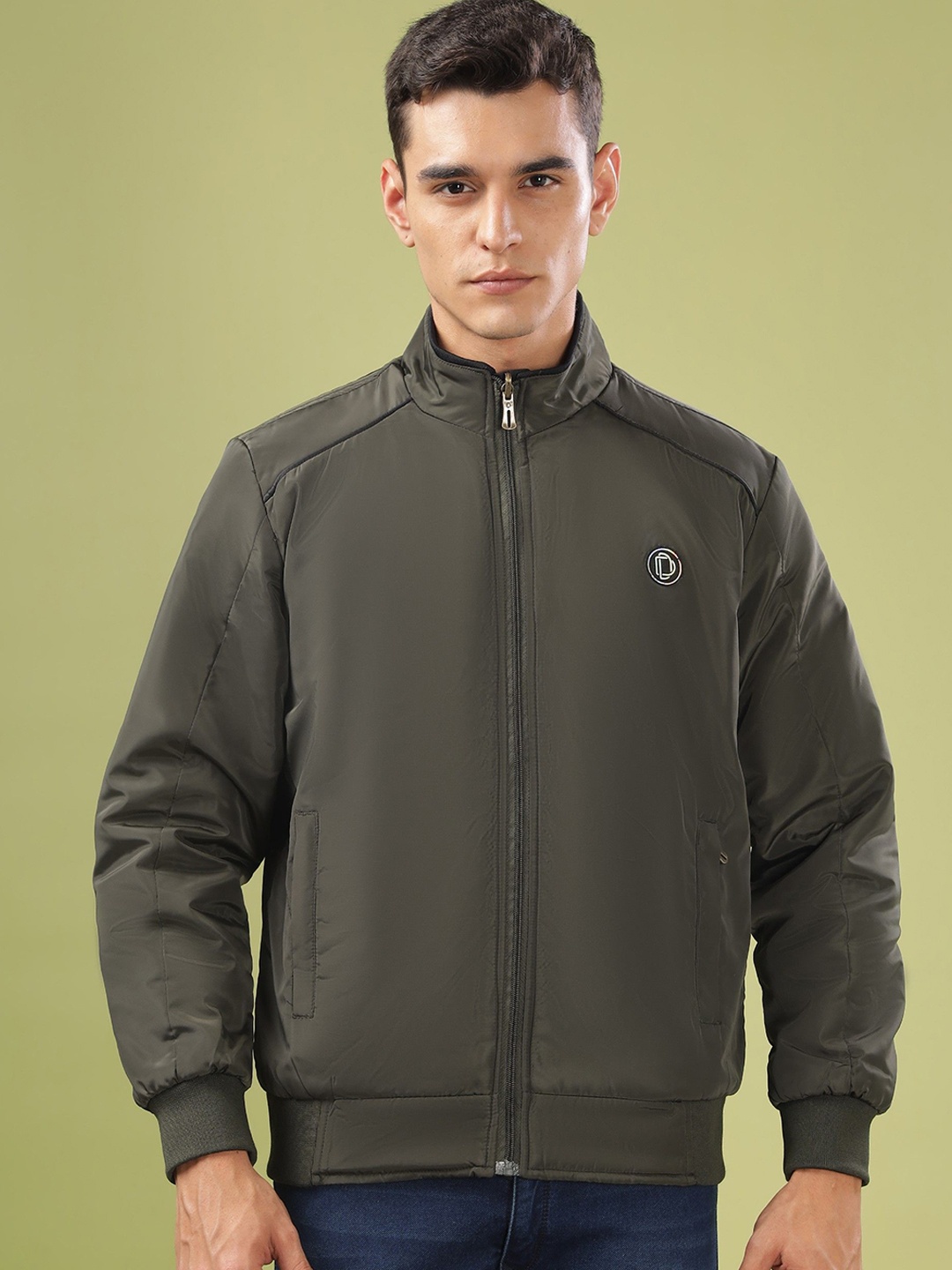 

Dollar Men Lightweight Bomber Jacket, Olive