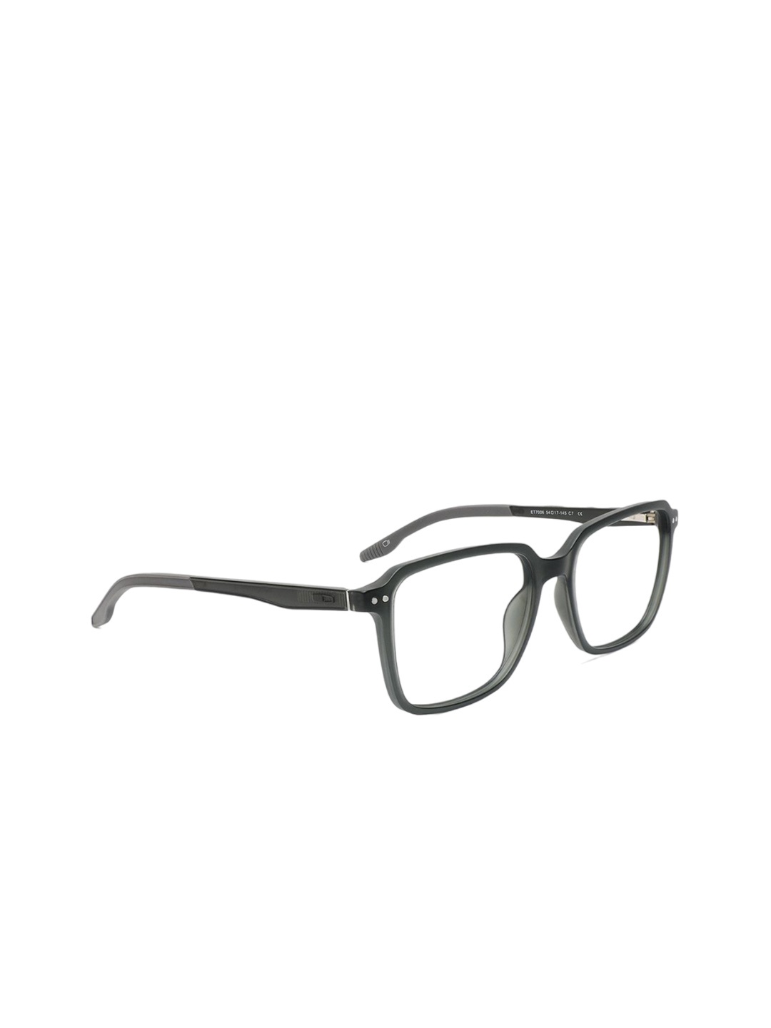 

Specsmakers Unisex Full Rim Rectangle Frames FSFGYMGY54SMO7006A1-Grey Matt